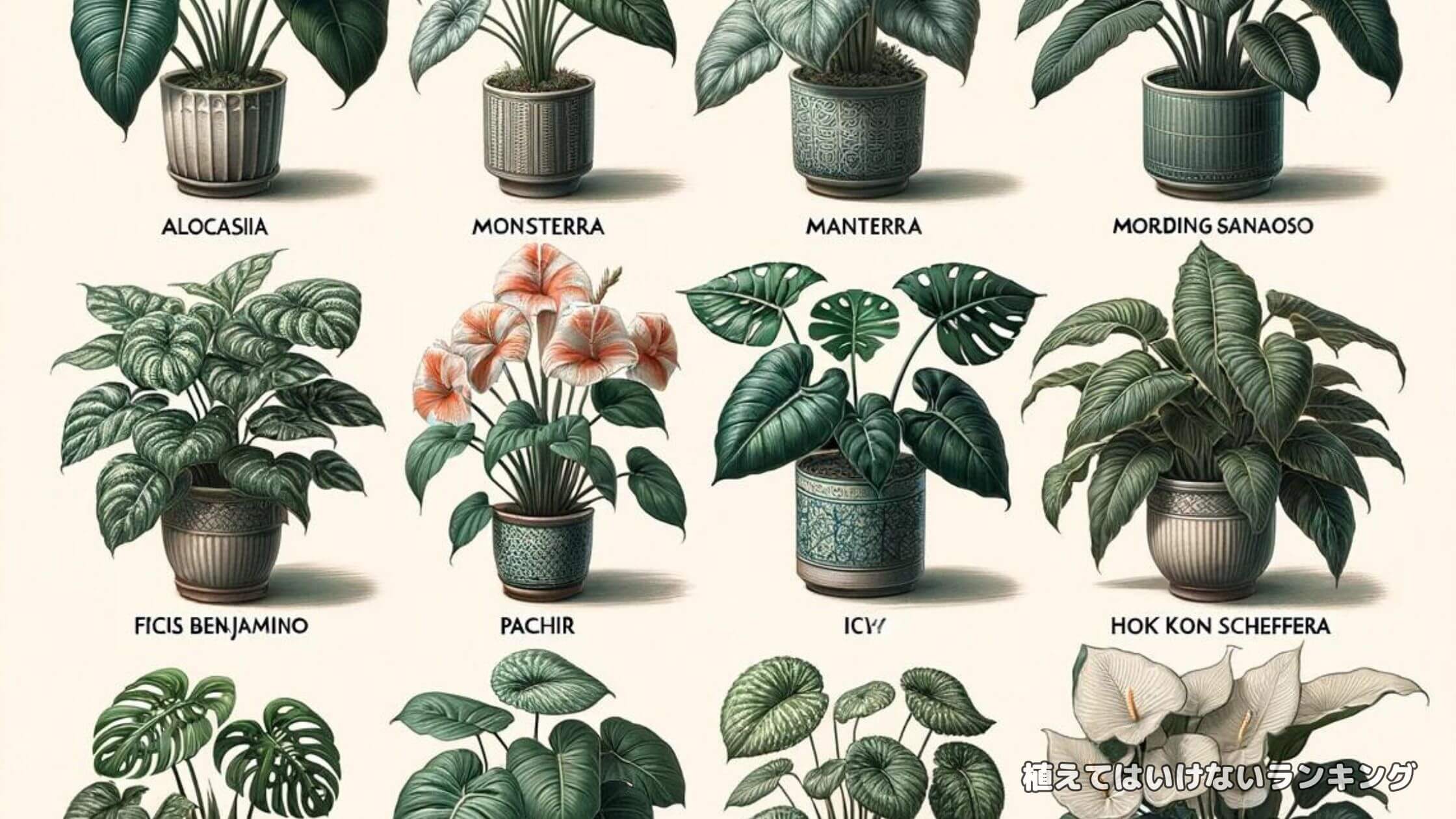 【画像あり】葉っぱの大きい観葉植物15選！大型で枯れにくい観葉植物ランキング